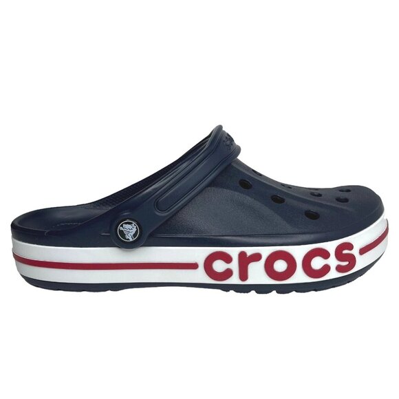 Crocs Bayaband Mens Slip-on Clog Size 10 Navy Blue Water Friendly Lightweight - Picture 3 of 14